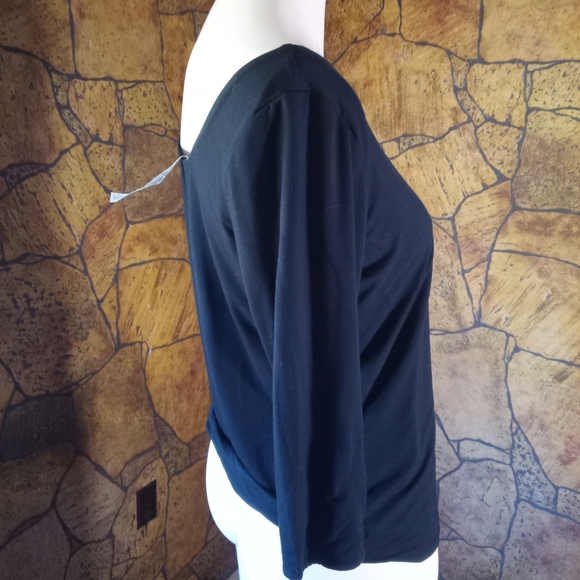 Rachel Zoe Classic Black Blouse - Picture 3 of 4